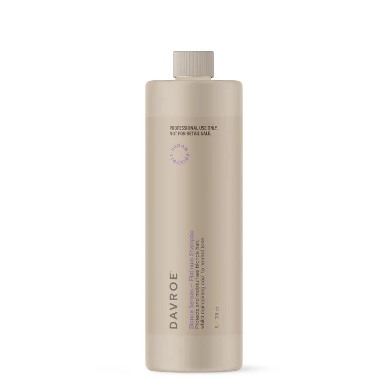 DavroeBlondeSensesBlondePlatinumShampoo1Litre-1200x1200-copy - Mark James Hair Studio